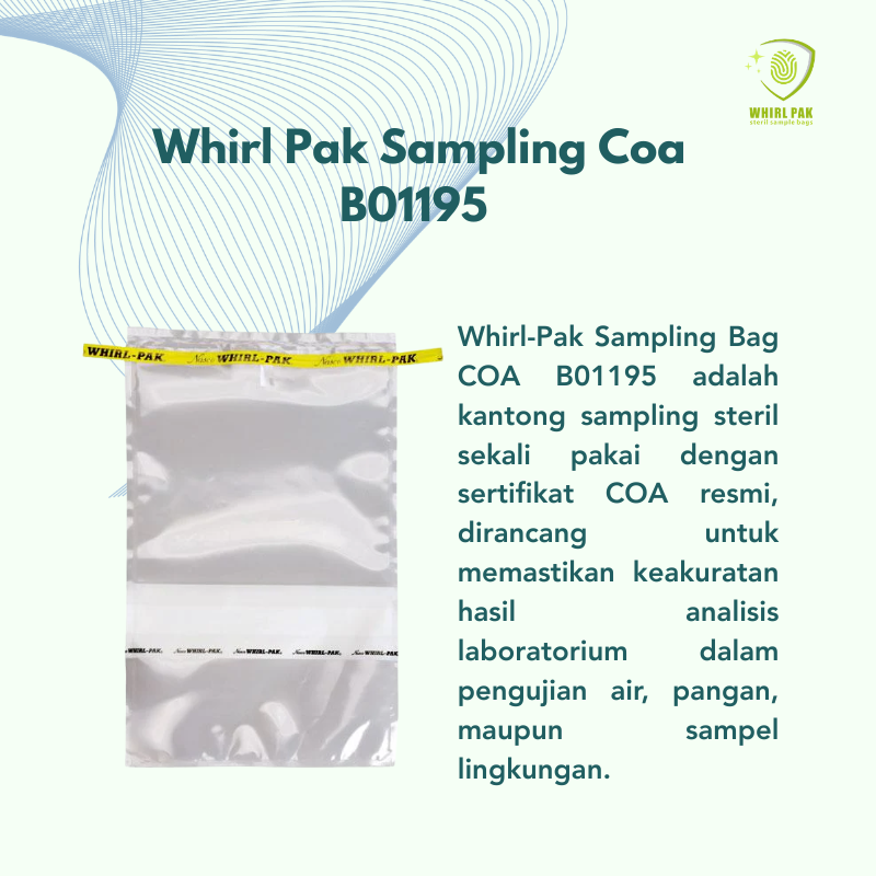 Whirl Pak Sampling Coa B01195